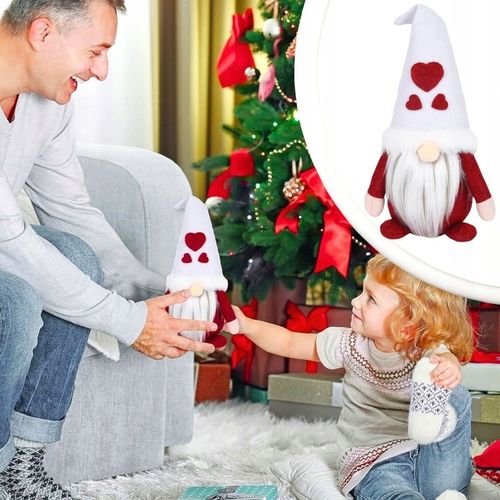 SKRZATY POD CHOINKĘ ŚWIĄTECZNE KRASNALE GNOMY OZDOBA NA ŚWIĘTA 2SZT KOMPLET na Arena.pl