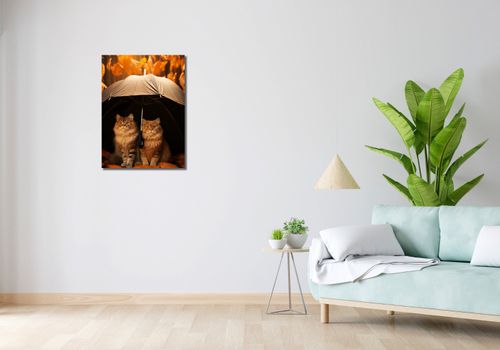 Obraz 50x70cm Jesienny Koci Schron na Arena.pl