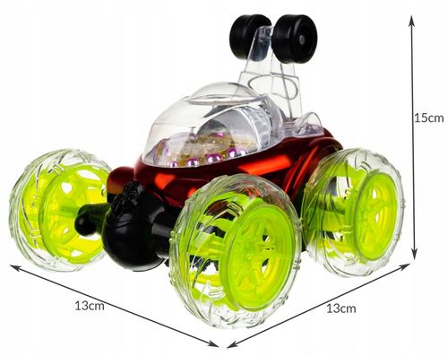 SAMOCHÓD STEROWANY AUTO TWISTER AKROBATA DUŻY LED na Arena.pl