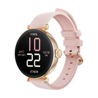 Smartwatch KIESLECT Pura Gold 1,19" AMOLED Bluetooth 5.2 IP68