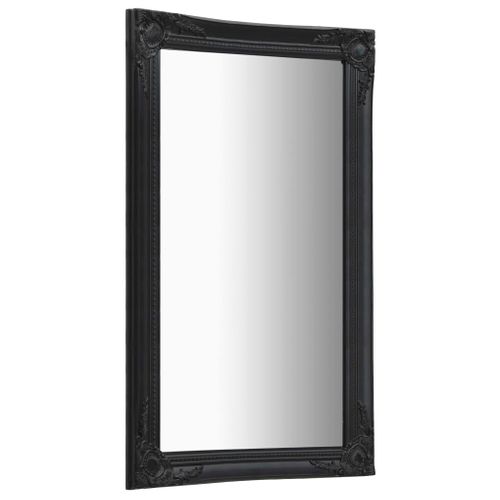 Lustro ścienne w stylu barokowym, 60x100 cm, czarne na Arena.pl