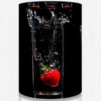 Pokrowiec na Butlę 18,9 litrów - ViO BC03 - Truskawki w szklance