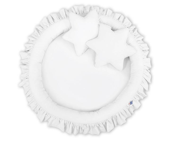 Gniazdko z falbanką - białe zdjęcie 7