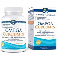 NORDIC NATURALS Omega Curcumin 60caps KURKUMA GLUTATION EPA DHA