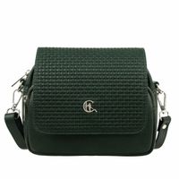 Elegancka listonoszka skórzana Canaletto z tłoczoną klapką – styl i funkcjonalność na co dzień TD655s220-at1