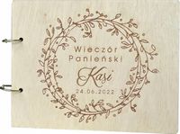 DREWNIANY ALBUM WIECZÓR PANIEŃSKI PREZENT