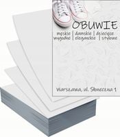 Ulotki A6 reklamowe firmowe 1000 szt wiele różnych wzorów SPRZEDAŻ OBUWIA