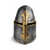 Crusader Helmet | 30 cm | Plastic | Plastikowy Hełm | Rycerz