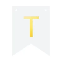 Baner DIY 16 cm - literka T