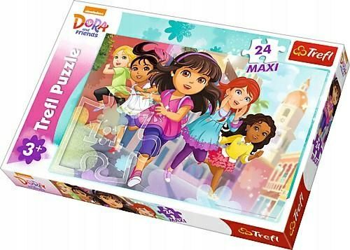 PUZZLE MAXI24 DORA I PRZYJACIÓŁKI BIEGI TREFL14242 na Arena.pl
