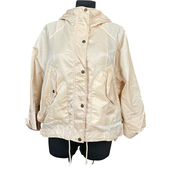 Lekka Kurtka Damska Przejściowa Wiatroszczelna Beżowa S Wygodna Stylowa