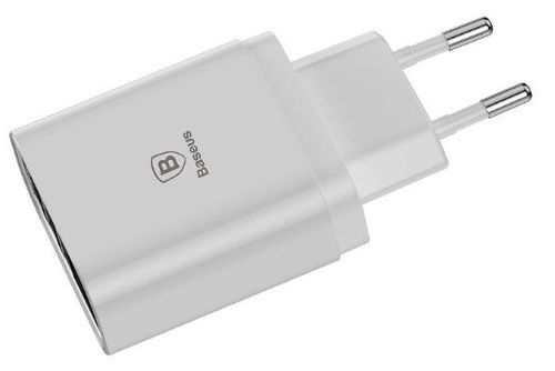 ŁADOWARKA SIECIOWA BASEUS MIRROR TRAVEL 3xUSB na Arena.pl