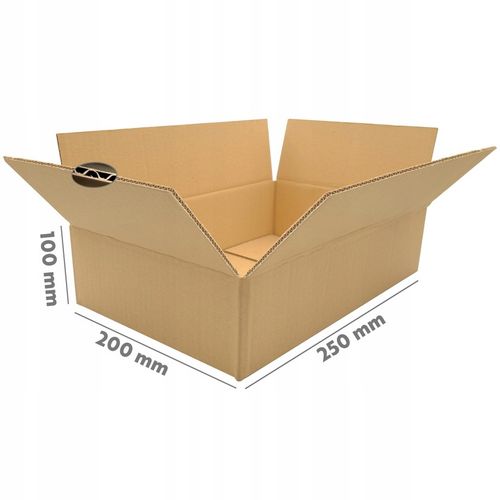 KARTON PUDEŁKO PACZKOMAT B 250x200x100 100 SZT. na Arena.pl