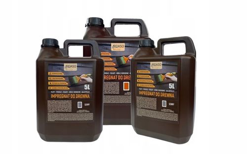 IMPREGNAT farba do drewna z woskami 5l-16 kolorów na Arena.pl