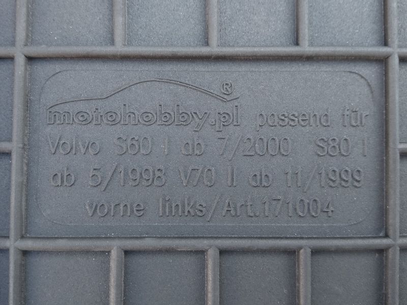 Volvo S80 I (98-06) DYWANIKI GUMOWE DEDYKOWANE zdjęcie 2