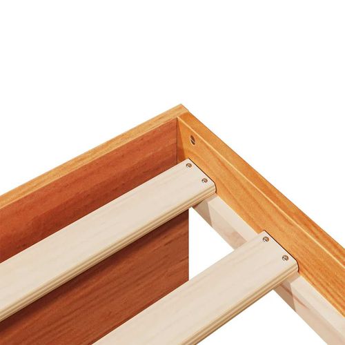 Łóżko dzienne bez materaca, woskowy brąz, 90x190 cm, sosnowe na Arena.pl