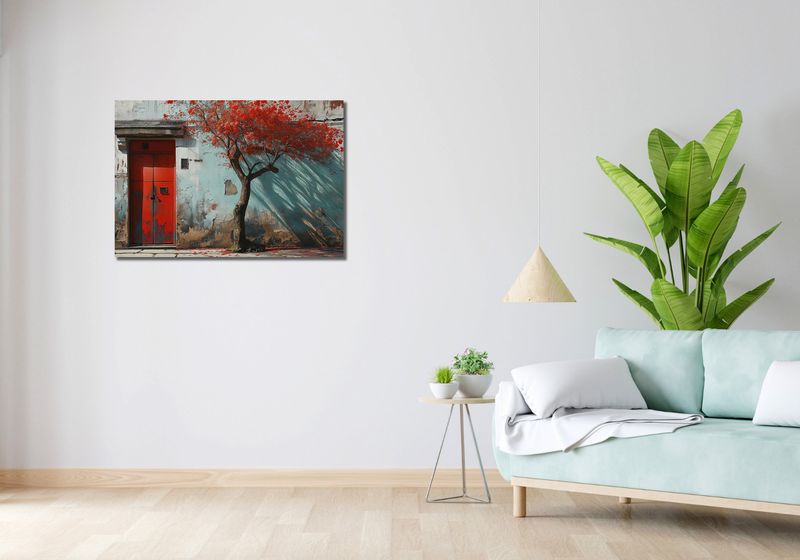 Obraz 90x60cm Widok Na Dawne zdjęcie 2