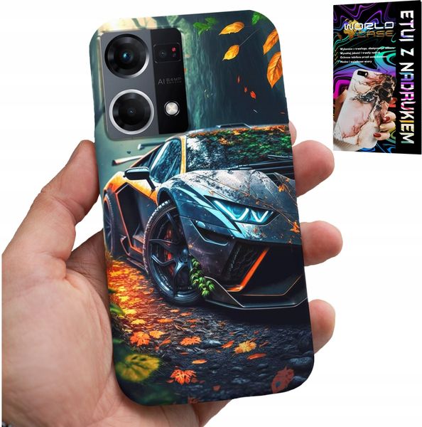 ETUI DO OPPO RENO7 4G - LUKSUSOWE SAMOCHODY SUPER AUTA WZORY zdjęcie 1
