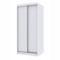 Szafa przesuwna dwudrzwiowa PARIS 125 cm biały matt