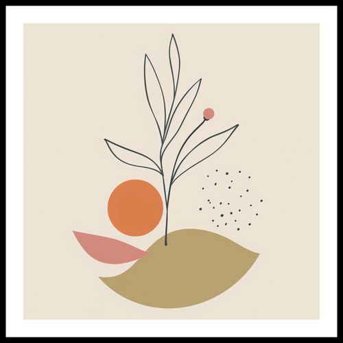 Plakat 50x50cm Subtelna Naturaleza na Arena.pl