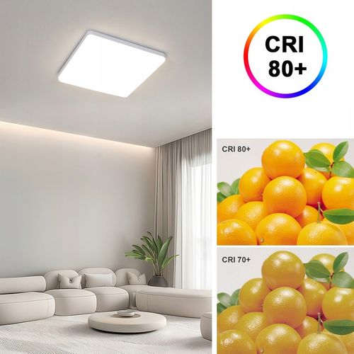 LAMPA ŁAZIENKOWA SUFITOWA LAMPA PLAFON LED BIAŁY NOWOCZESNA 4500K IP40 na Arena.pl