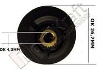 Motylek, nakrętka pokrywy filtra powietrza piły Z.PIL-0024