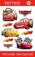 Tatuaże zmywalne Zygzak Mc Queen
