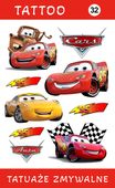Tatuaże zmywalne Zygzak Mc Queen
