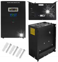 PRZETWORNICA ZASILACZ AWARYJNY UPS SINUS 500W POMPA PIEC AGM 12V 40AH