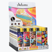 box - 50 x zapalniczka piezo-elektryczna adamo desserts mix