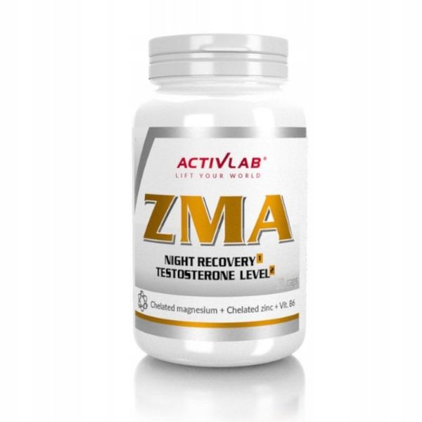 ActivLab ZMA 90 kaps. CYNK MAGNEZ B6 TESTOSTERON LIBIDO zdjęcie 1
