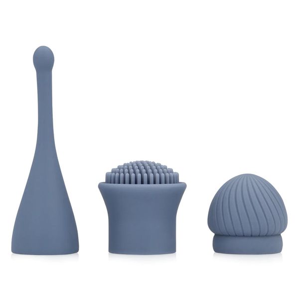 The Thrill - 10 Speed Interchangeable Vibrator - Blue zdjęcie 7