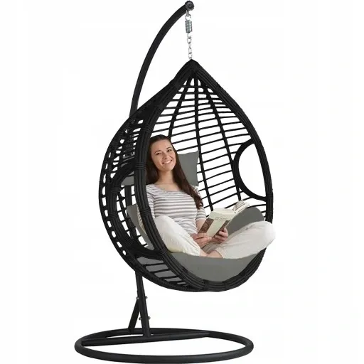 Fotel wiszący wolnostojący 110 cm 150 kg zdjęcie 2