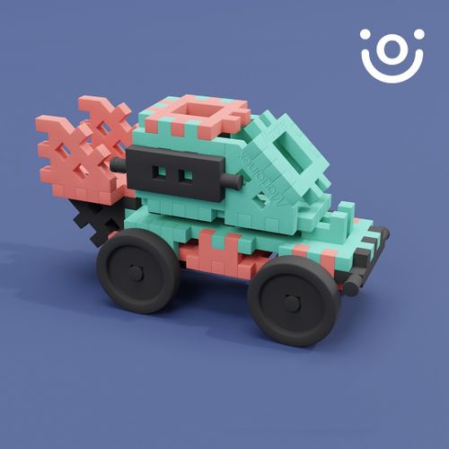 Klocki Mini Waffle Konstruktor EXPERT 71 elementów na Arena.pl