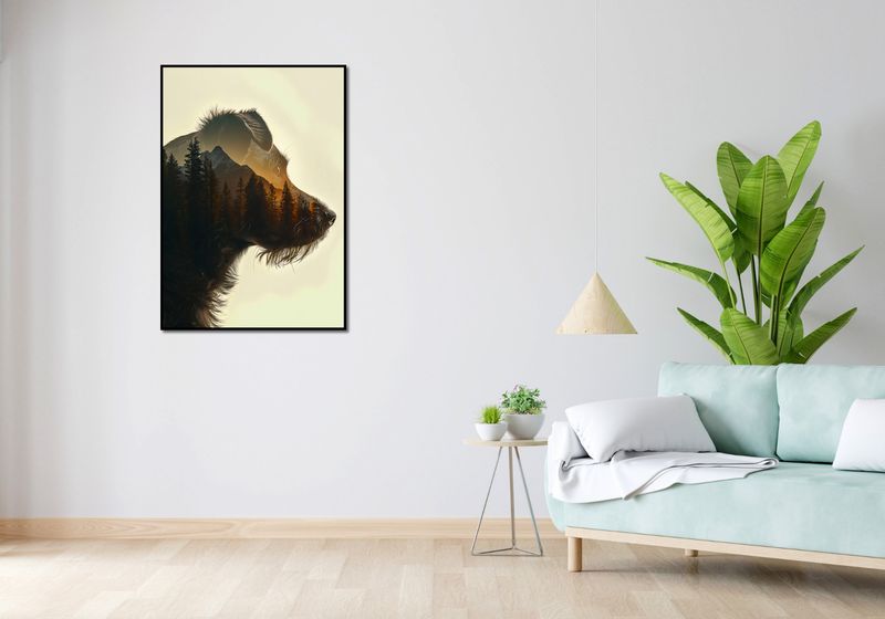 Plakat 70x100cm Psi Duch Lasu zdjęcie 4