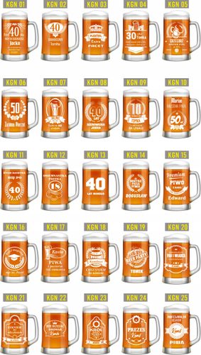 duży KUFEL do Piwa na PREZENT z GRAWEREM napisem na Arena.pl