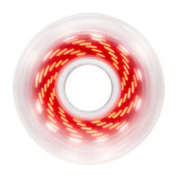 Zestaw 4 kółek Luminous 80mm/85A Pixel Clear Vortex Red LED