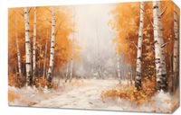 Obraz 60x40cm Jesienne Brzozy