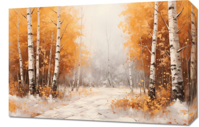 Obraz 60x40cm Jesienne Brzozy zdjęcie 1