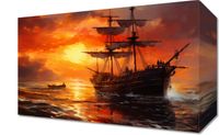 Obraz 30x20cm Ogień na Wodzie