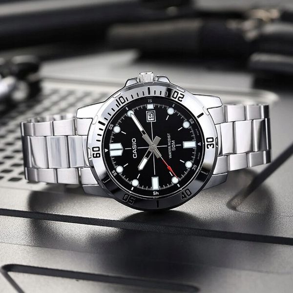 ZEGAREK MĘSKI CASIO MTP-VD01D-1EV + BOX +GRAWER zdjęcie 12