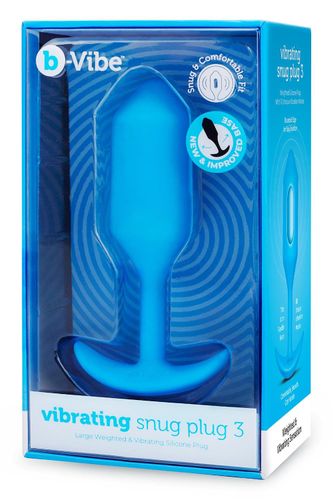korek analny vibrating snug plug 3 blue b-vibe na Arena.pl