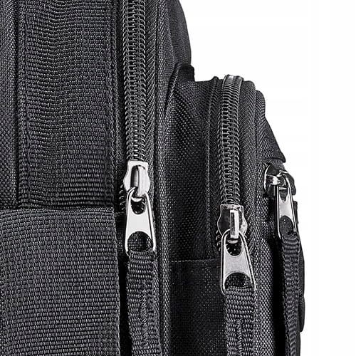 Saszetka męska na ramię mała torba sportowa do pracy czarna lekka ZAGATTO na Arena.pl