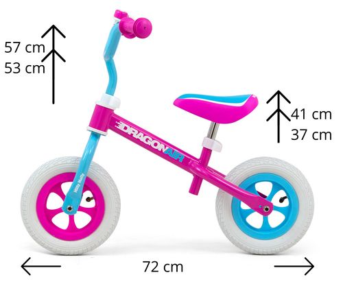MILLY MALLY Rowerek biegowy DRAGON AIR Candy na Arena.pl