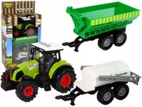 Zestaw Traktor z Maszynami Przyczepa Cysterna