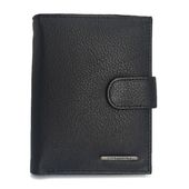 Portfel męski skórzany RFID Bellugio - czarny