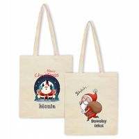 Eko Torba z imieniem PREZENT - MERRY CHRISTMAS