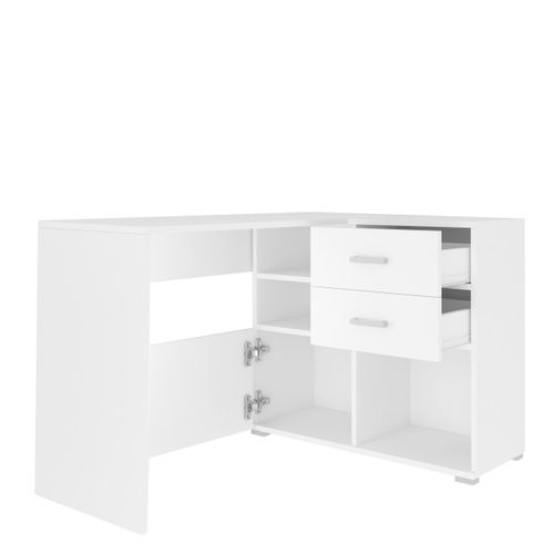 Biurko narożne ABS N4 białe na Arena.pl