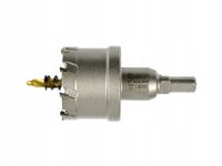Otwornica widiowa GEKO 45 mm do metalu z wiertłem tytanowym TCT koronka