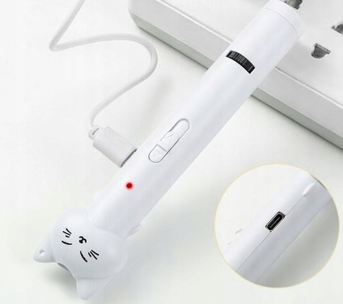 Zabawka piórko laser wskaźnik laserowy latarka zabawka kota 4w1 na Arena.pl